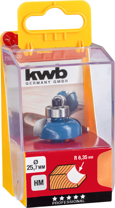 KWB Uitholfrees 25,7mm HM - 8mm stift - 1 stuk - Detailed view of the product