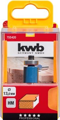 KWB Kantenfrees 13mm HM - met 8mm stift - 1 stuk thumbnail 3