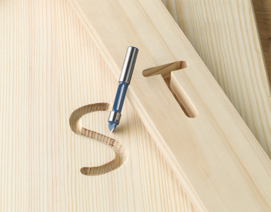 KWB Graveerfrees 8mm HM - Detailed view of the product