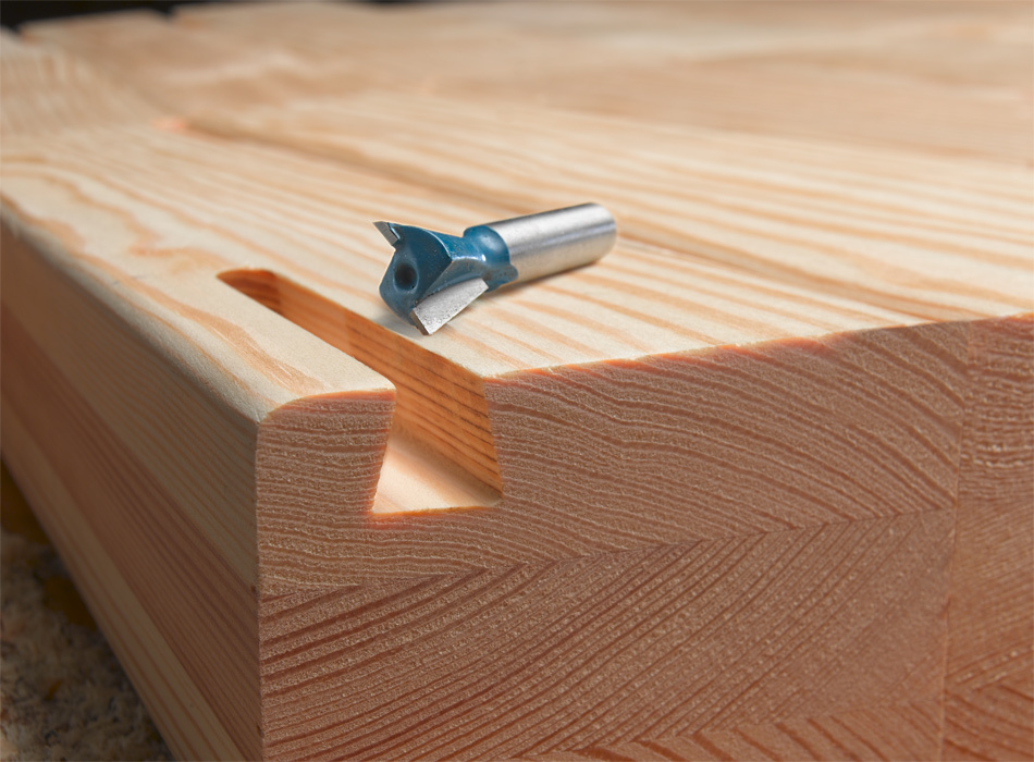 KWB T-Zwaluwstaartfrees 14mm HM - Detailed view of the product