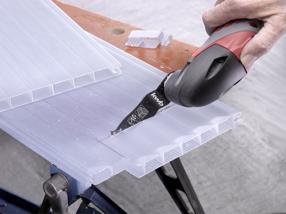 KWB Multitool Accessoireset 7-delig in aluminium koffer - Detailed view of the product