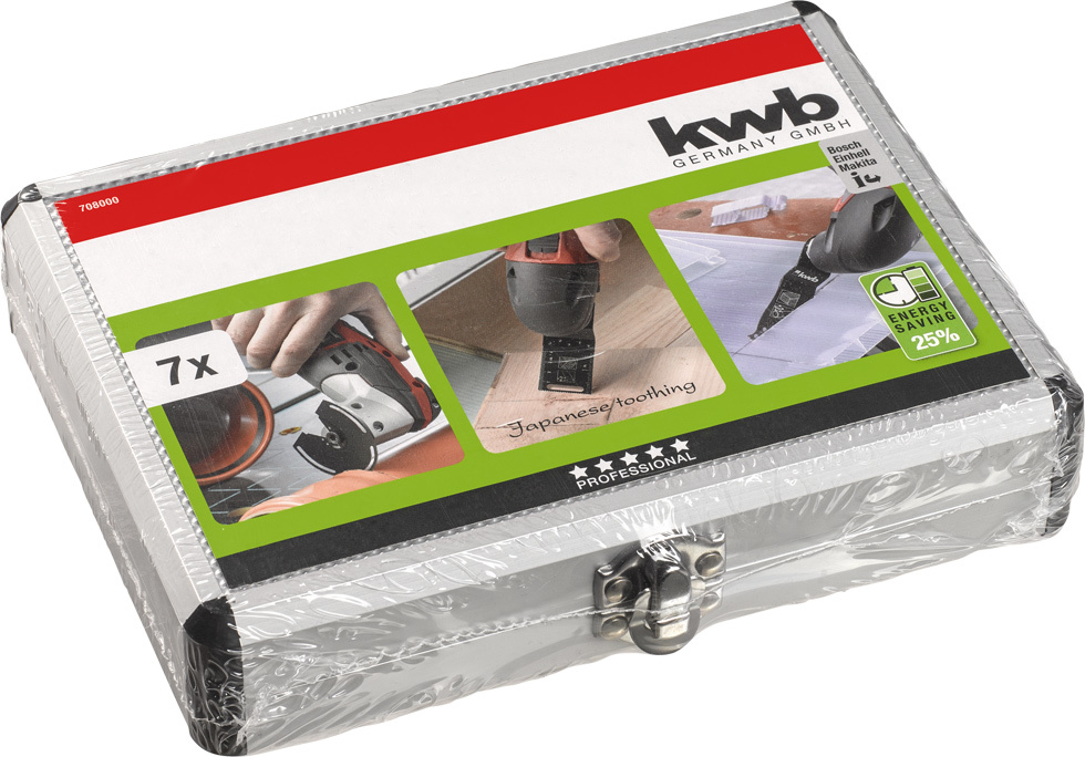 KWB Multitool Accessoireset 7-delig in aluminium koffer thumbnail 8