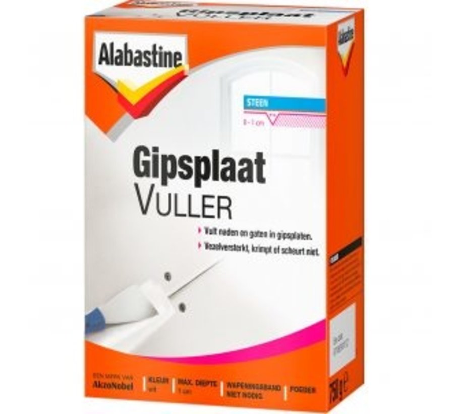 Alabastine Gipsplaatvuller (poeder) 2KG