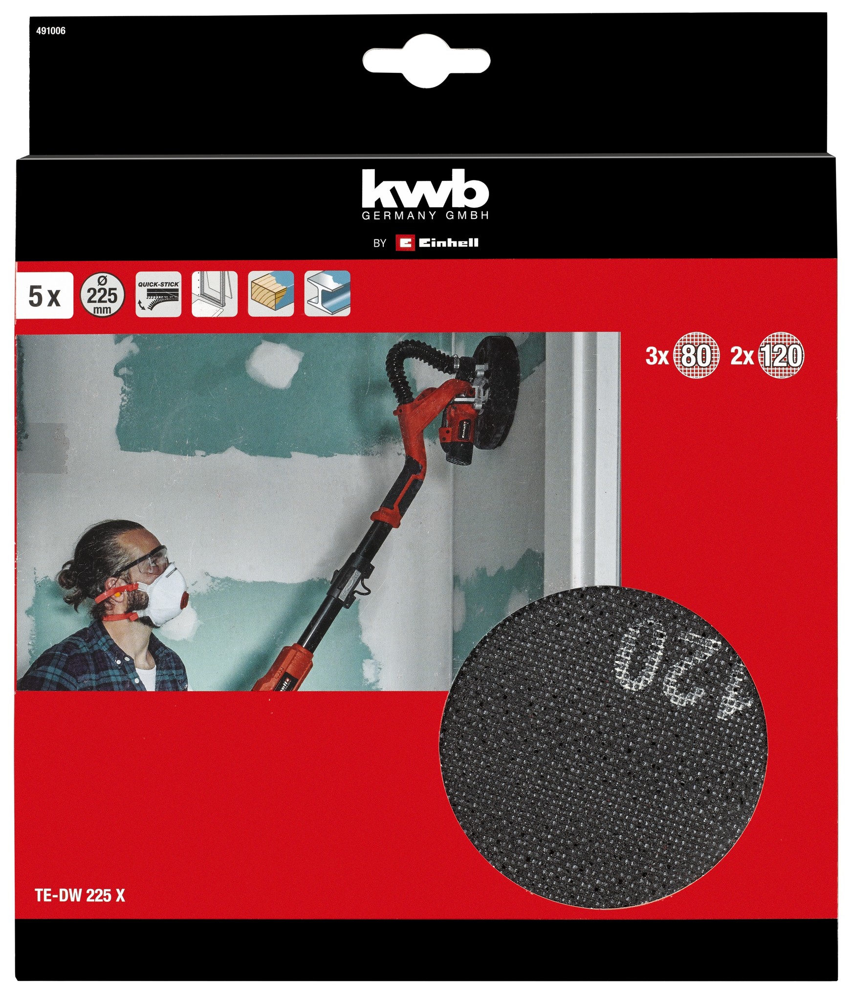 KWB Schuurschijven SetØ 225 5 stuks thumbnail 3