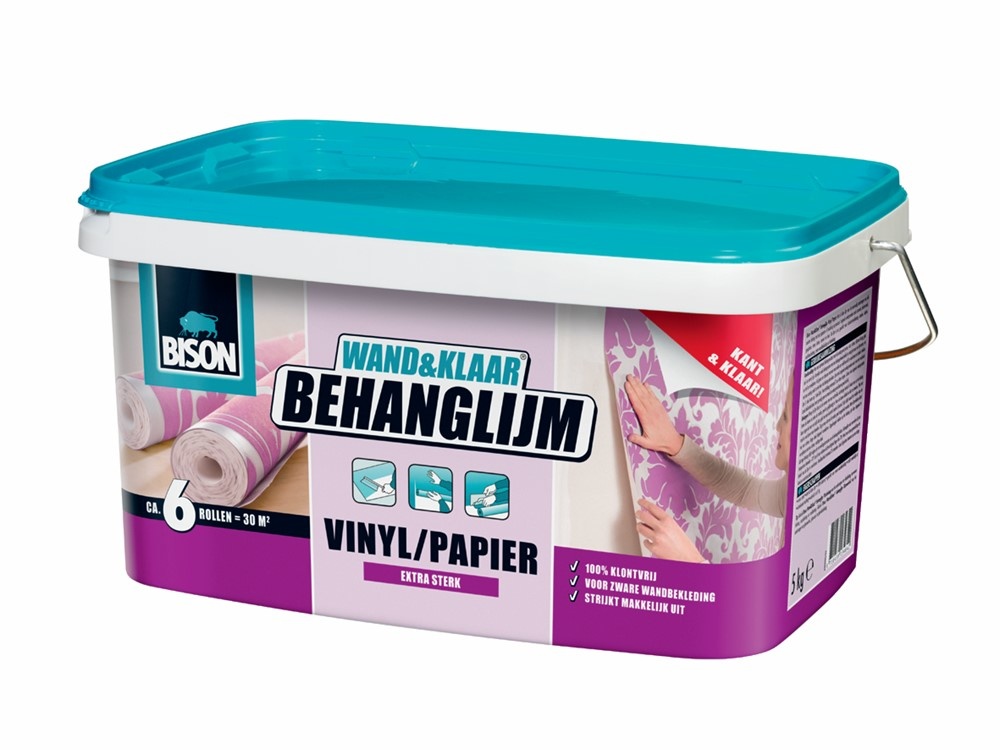 Bison Wand&Klaar Behanglijm Papierbehang / Vinylbehang 2,5 kg