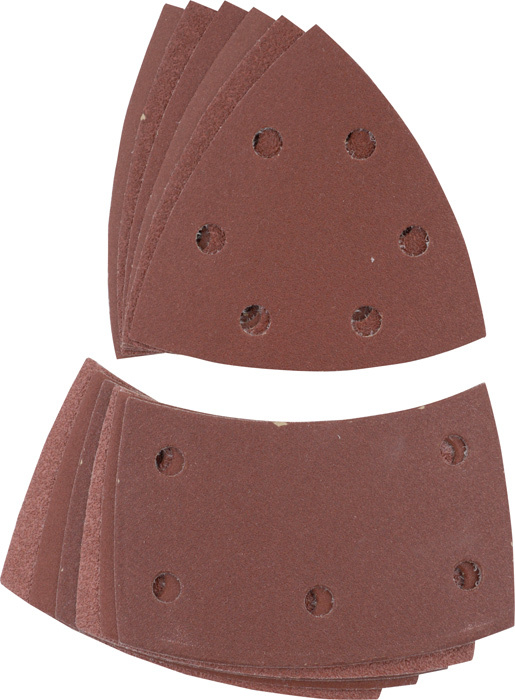 KWB Schuurblad Set 12st. 100 X 62, 93 MM ASSORTI