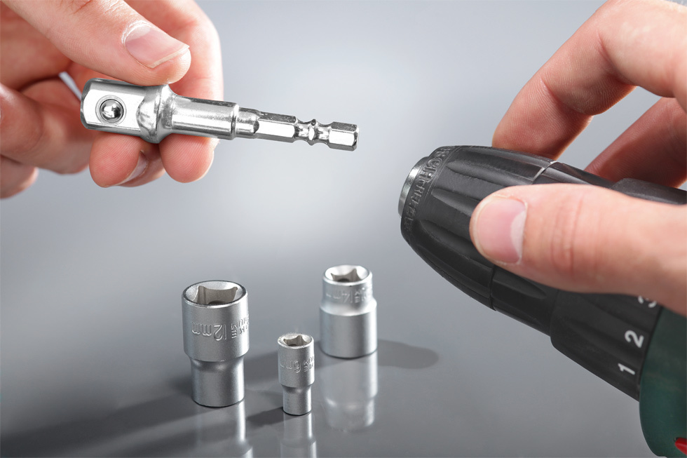 KWB Adapterset voor dopsleutels, 3-delig thumbnail 2