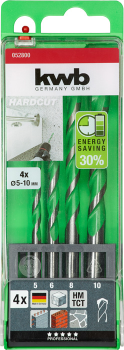 KWB Granietboor 4-delig HARDCUT - Detailed view of the product