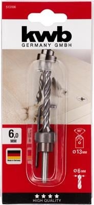 KWB Verzinkboor set 6mm - Detailed view of the product