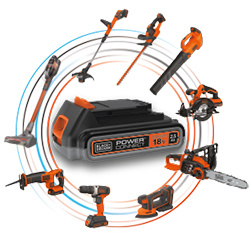 Black&Decker 18V 2.0Ah 45cm Powercommand heggenschaar thumbnail 6