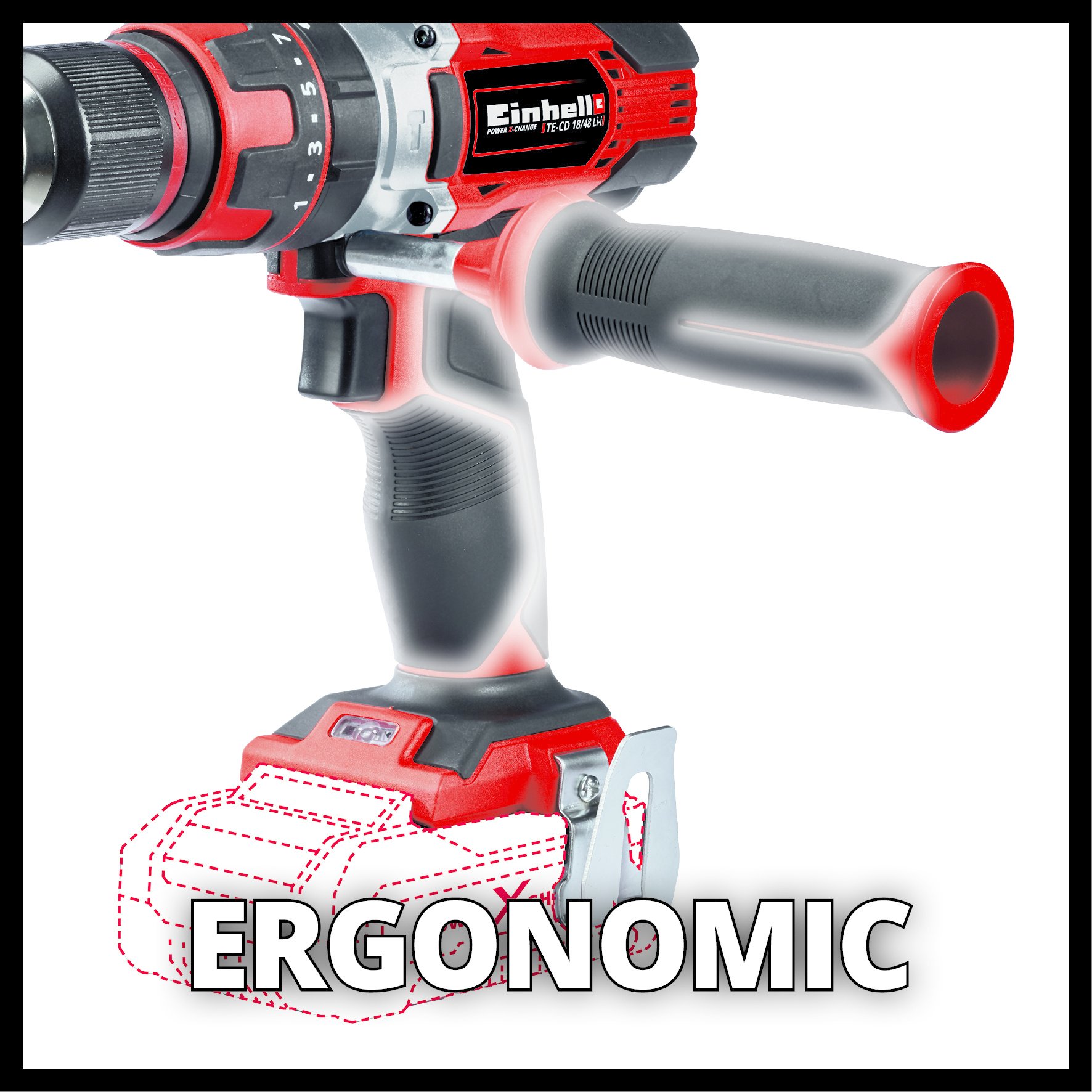 Einhell TE-CD 18/48 Li-i-Solo Accu Klopboor-/ Schroefmachine - Detailed view of the product