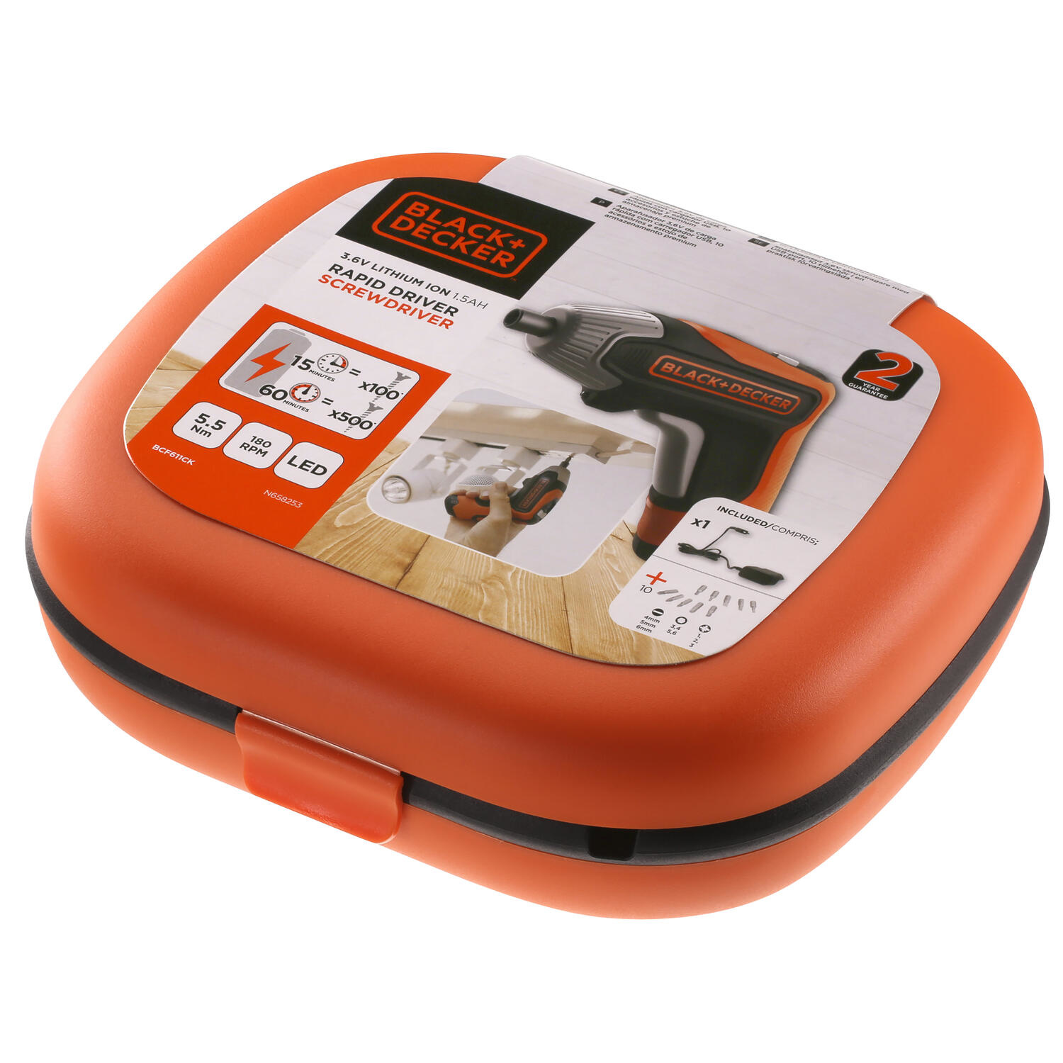 Black&Decker 3.6V Rapid Schroevendraaier - Detailed view of the product