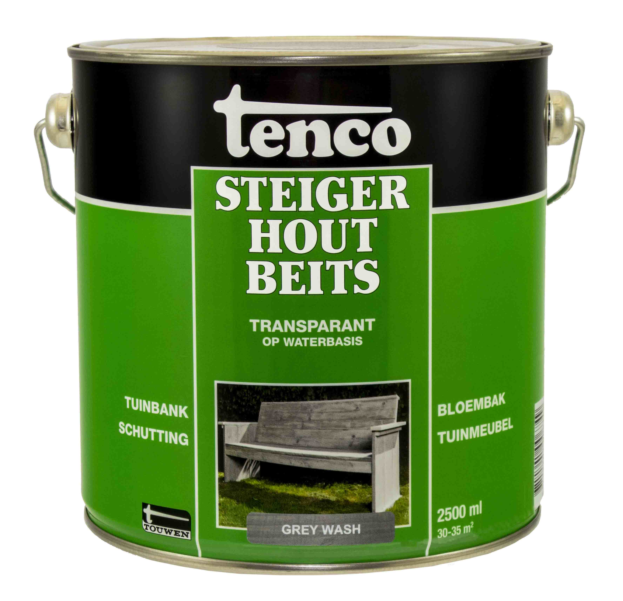studio Integraal datum Tenco Steigerhoutbeits Greywash - 2,5 Liter - HoukemaTools