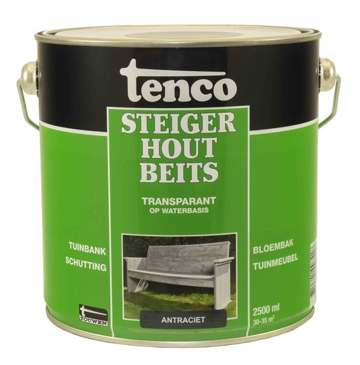 Tenco Steigerhoutbeits Antraciet - 2,5 Liter