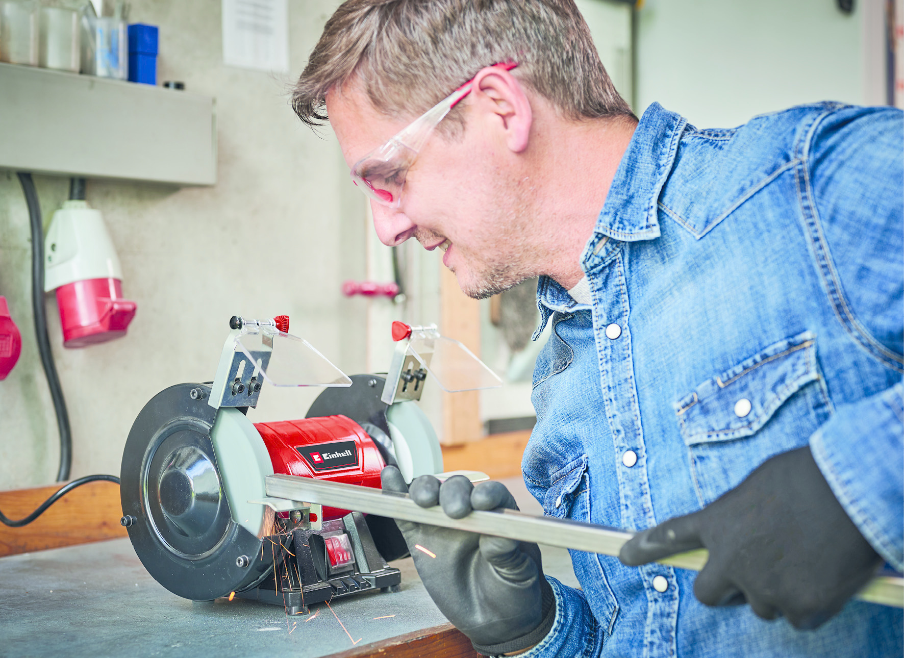 Einhell TC-BG 150 werkbank slijpmachine - Detailed view of the product