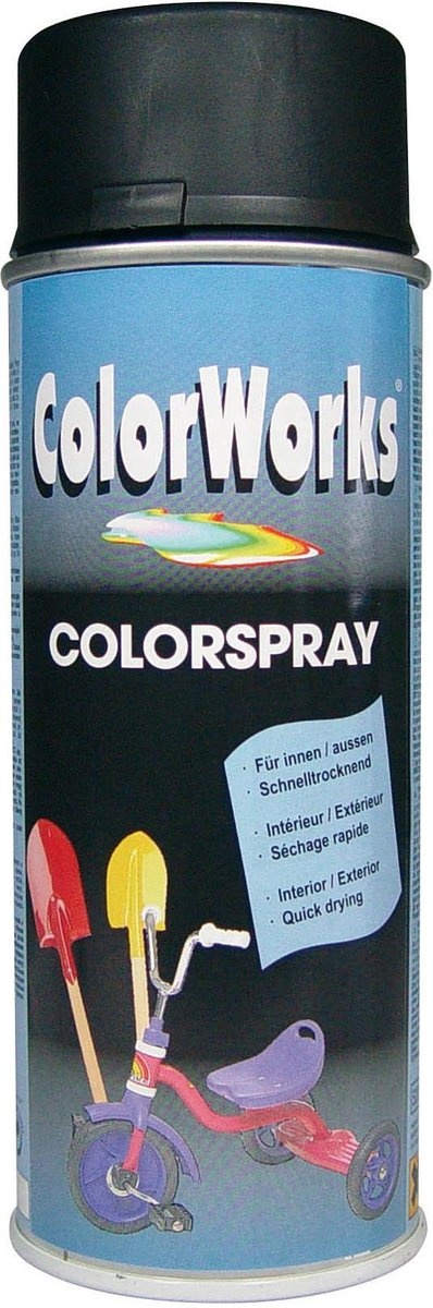 Colorworks Spuitbus Colors ZG Zwart - 400ML