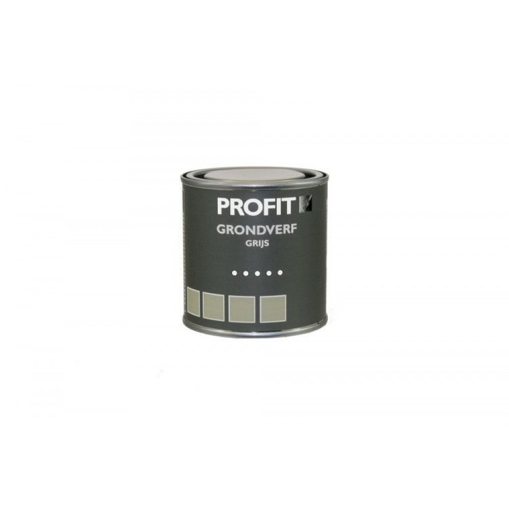 Profit Grondverf Grijs 0,25 Liter