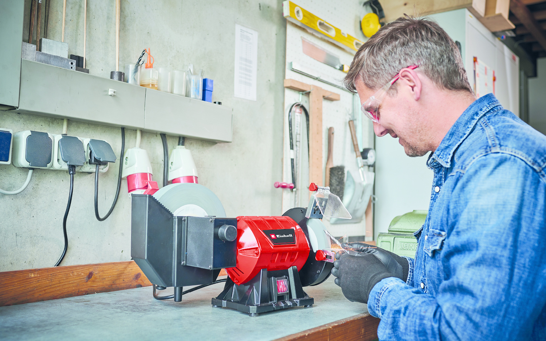 Einhell TC-WD 200/150 Nat/droogslijpmachine thumbnail 10