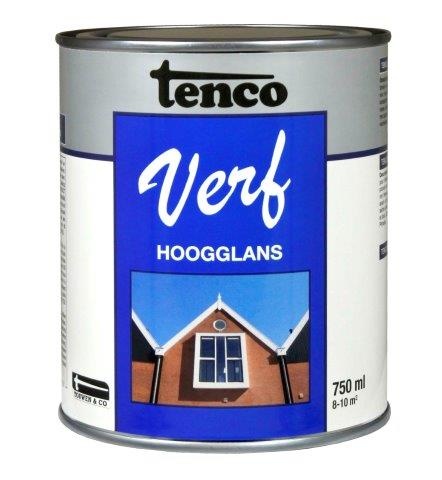 TencoVerf Dekkend Hoogglans Rijtuiggroen - 0,75L