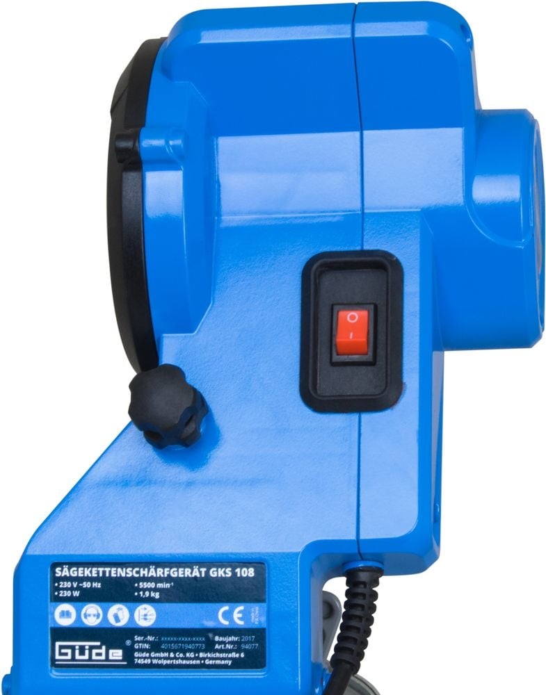 Güde Kettingzaagslijper GKS 108 - Detailed view of the product