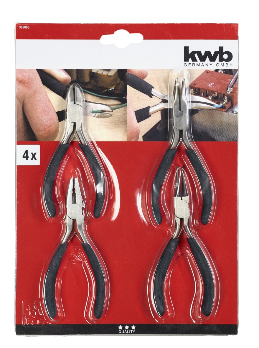 KWB Elektronica precisietangenset 4-delig thumbnail 2