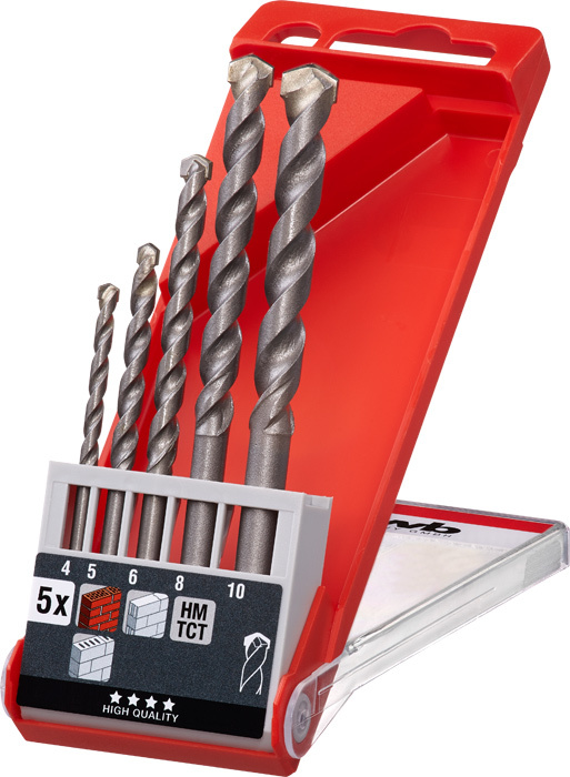 KWB Steenborenset 4-10mm - 5-delig - Detailed view of the product