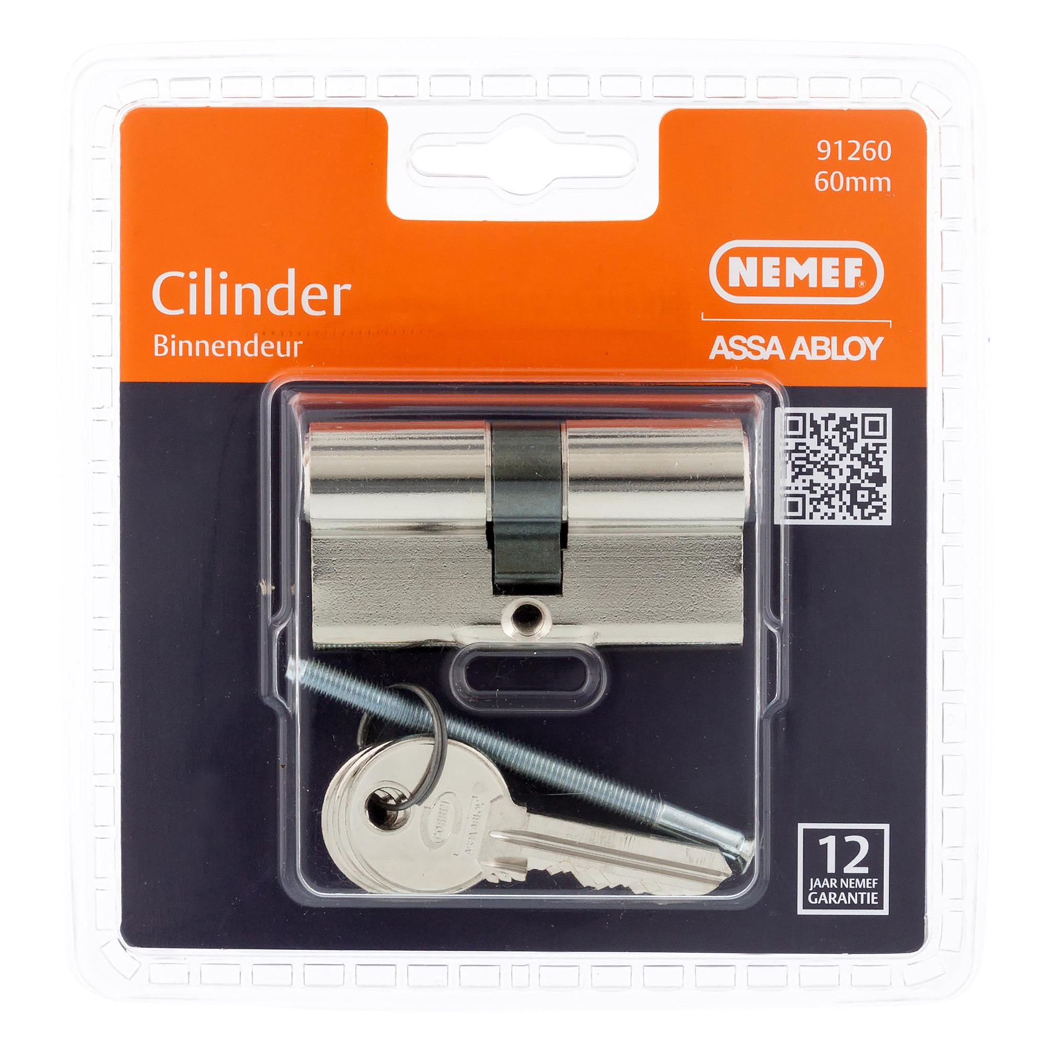 Nemef Cilinder - enkel 61mm - Detailed view of the product