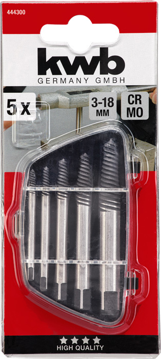KWB Schroevenuitdraaiset 5-delig - Detailed view of the product