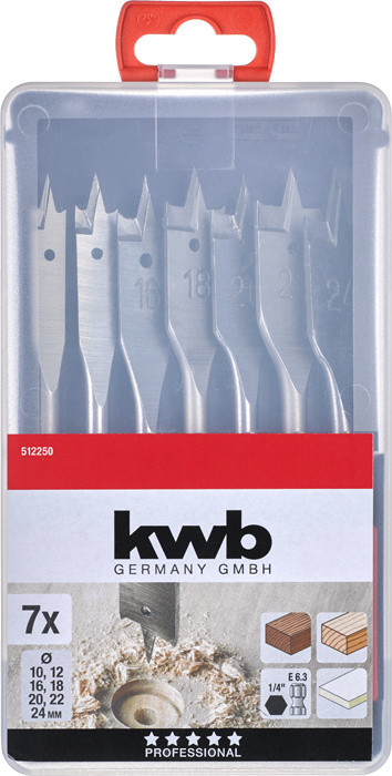 KWB Speedborenset 7-Delig - Detailed view of the product