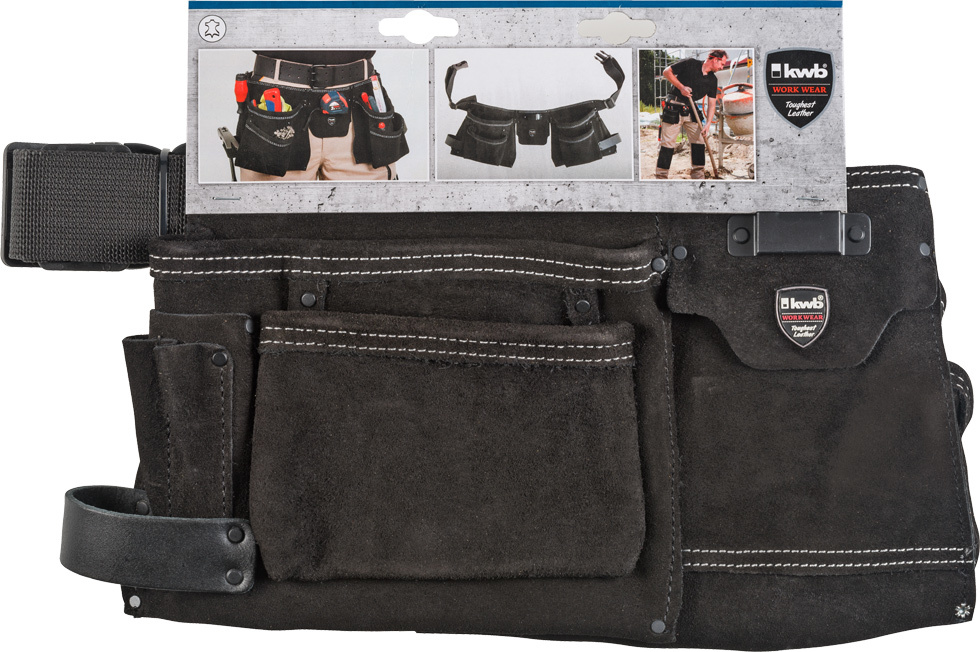 KWB Gereedschapsriemtas 2-delig Leer - Detailed view of the product