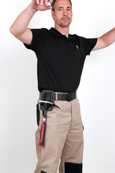 KWB Hamerhouder Vaste Beugel Leer - Detailed view of the product