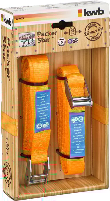 KWB Spanband Met Klemsluiting 5m x 25mm - Detailed view of the product