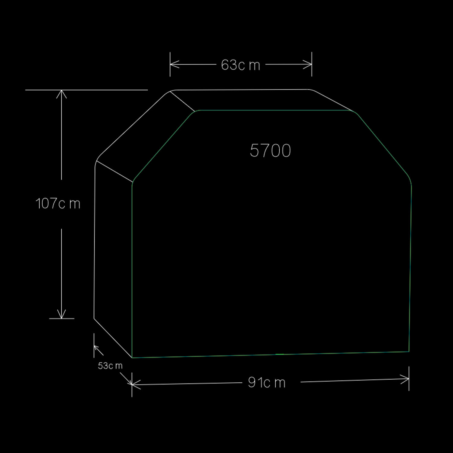 Enders Premium beschermhoes voor Chicago 3 + 3 R - Detailed view of the product