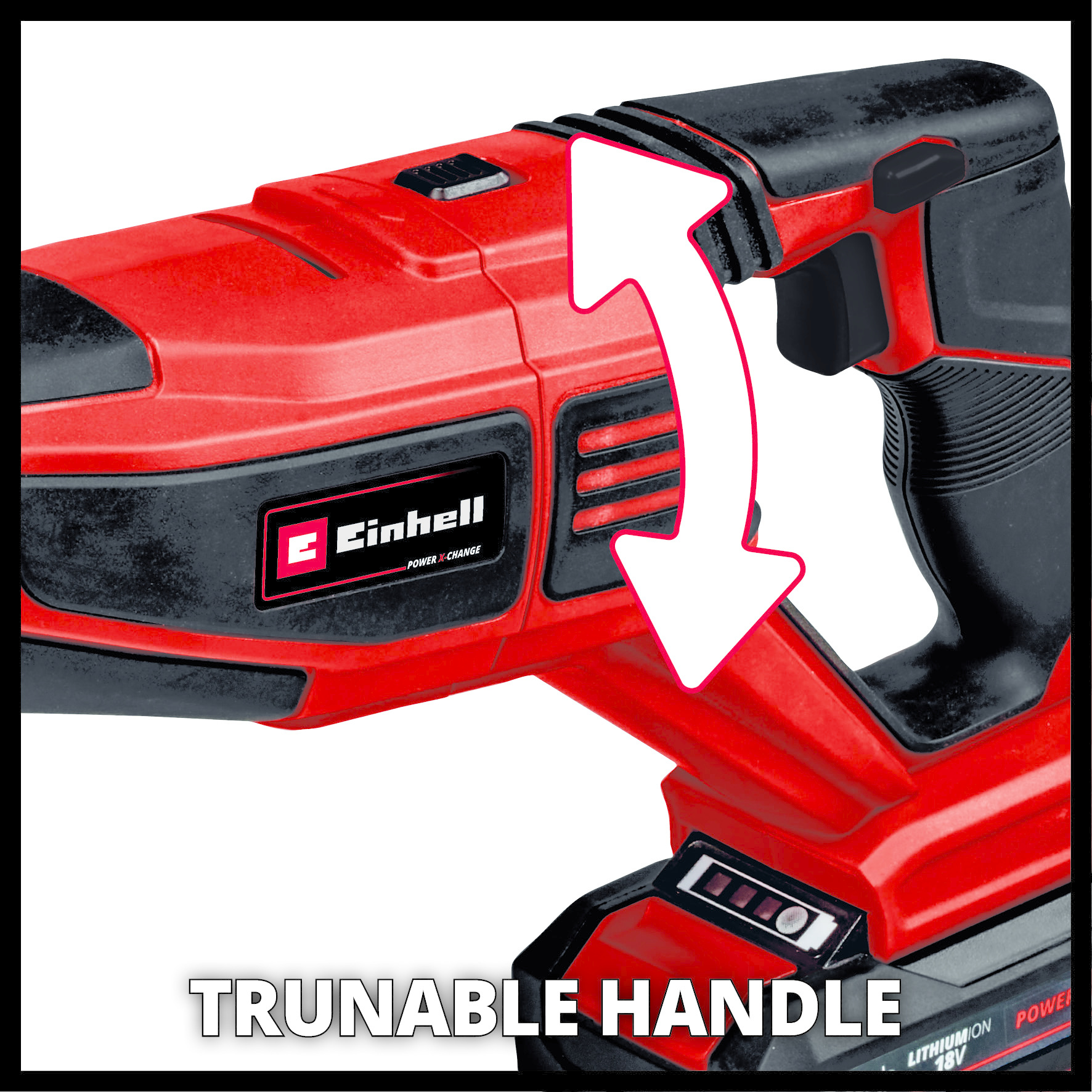 Einhell TP-AP 18/28 Li BL-Solo Accu Reciprozaag - Detailed view of the product