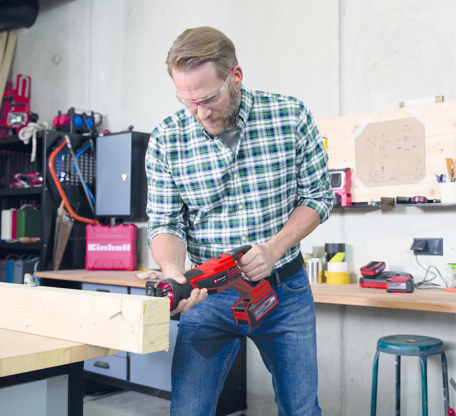 Einhell TP-AP 18/28 Li BL-Solo Accu Reciprozaag thumbnail 10