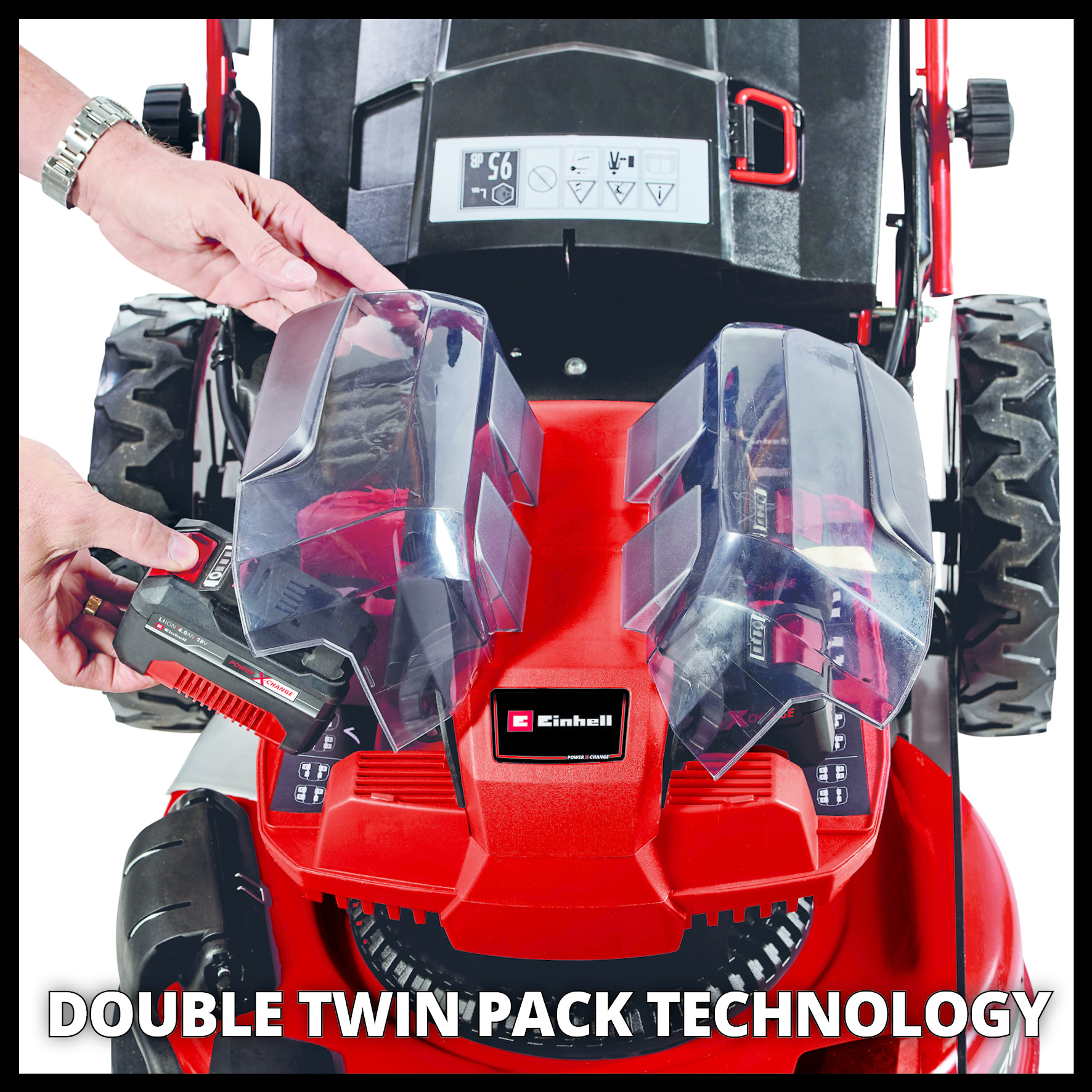 Einhell GE-CM 36/47 S HW Li KIT Accu Grasmaaier thumbnail 4