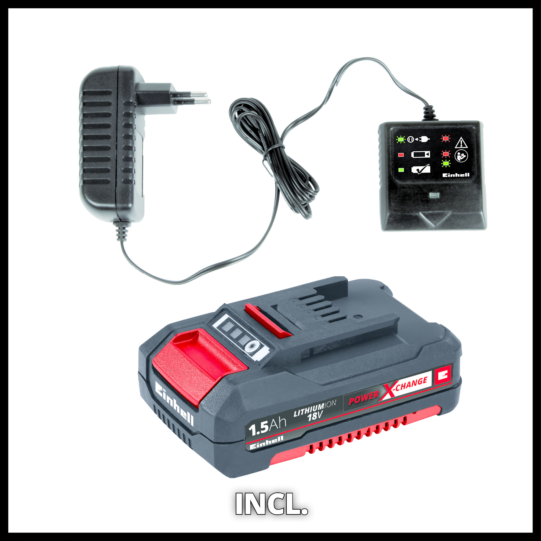 Einhell GC-CT 18/24 Li P Kit Accu Grastimmer thumbnail 9