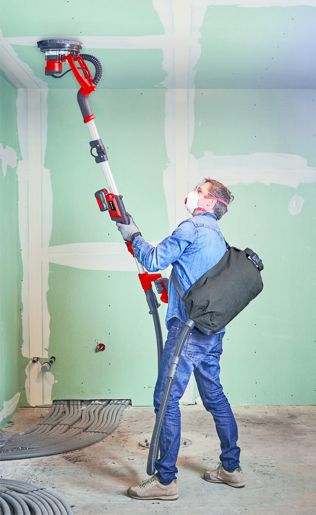 Einhell TP-DW 18/225 Li Accu-Wandschuurmachine SOLO thumbnail 11