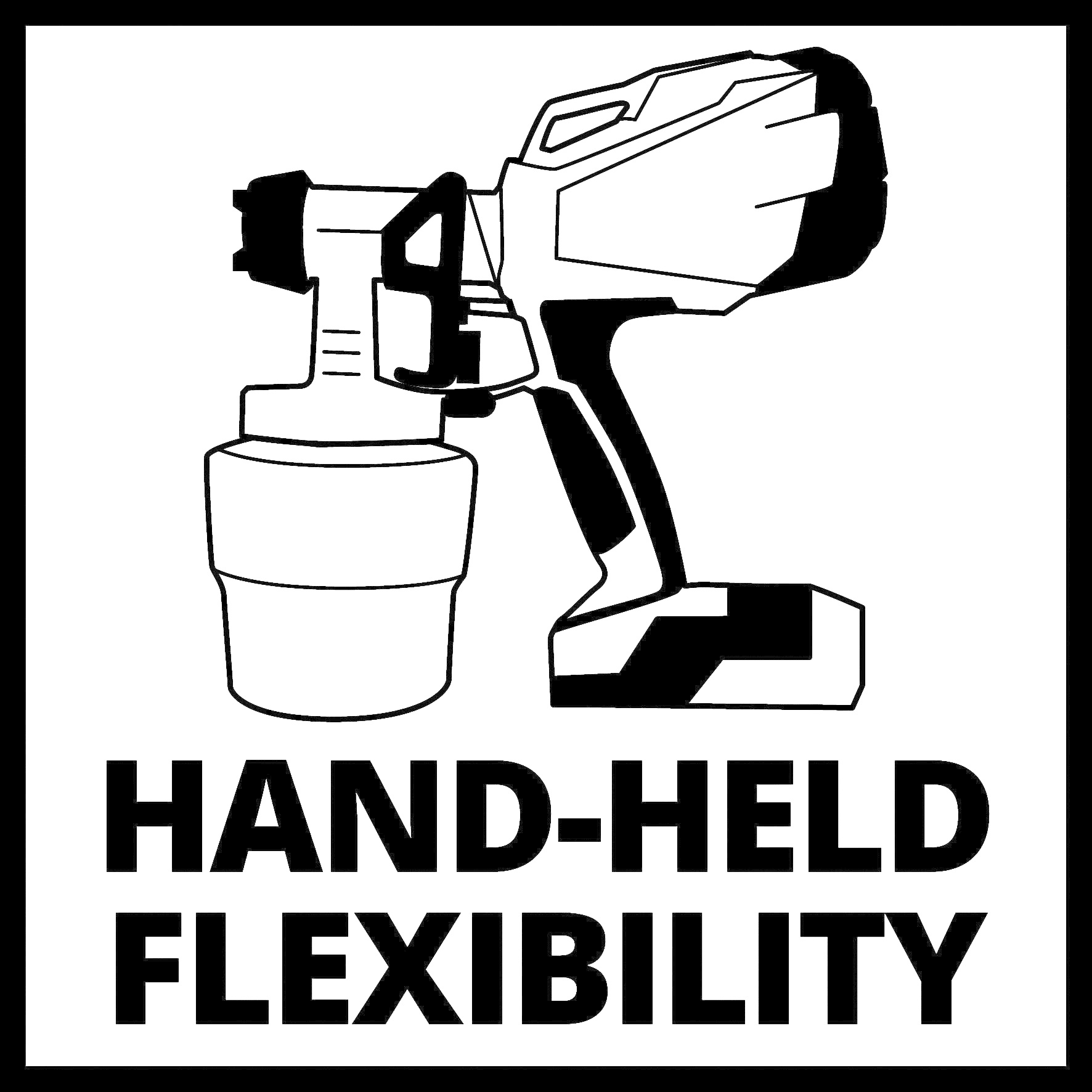 Einhell TC-SY 18/60 Li-Solo Verfspuitsysteem - Detailed view of the product