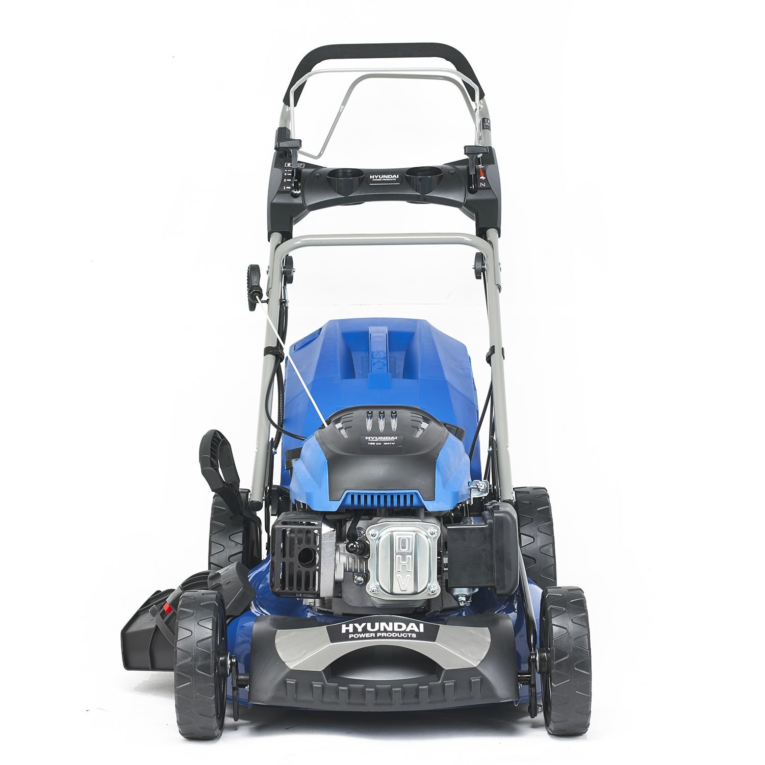 Hyundai Zelfrijdende Benzine Grasmaaier - 51cm met Elektrische Start - Detailed view of the product