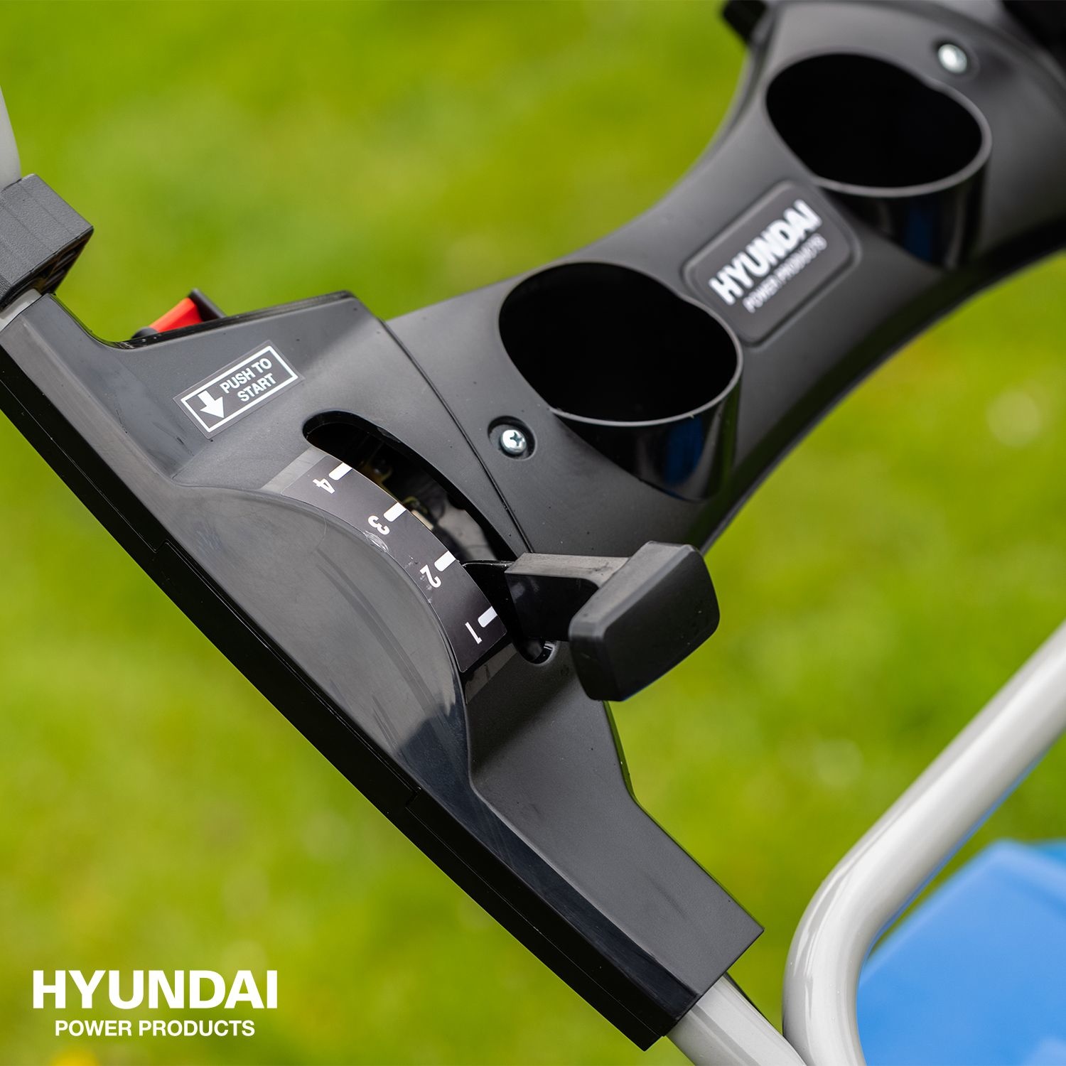 Hyundai Zelfrijdende Benzine Grasmaaier - 51cm  met Elektrische Start thumbnail 7
