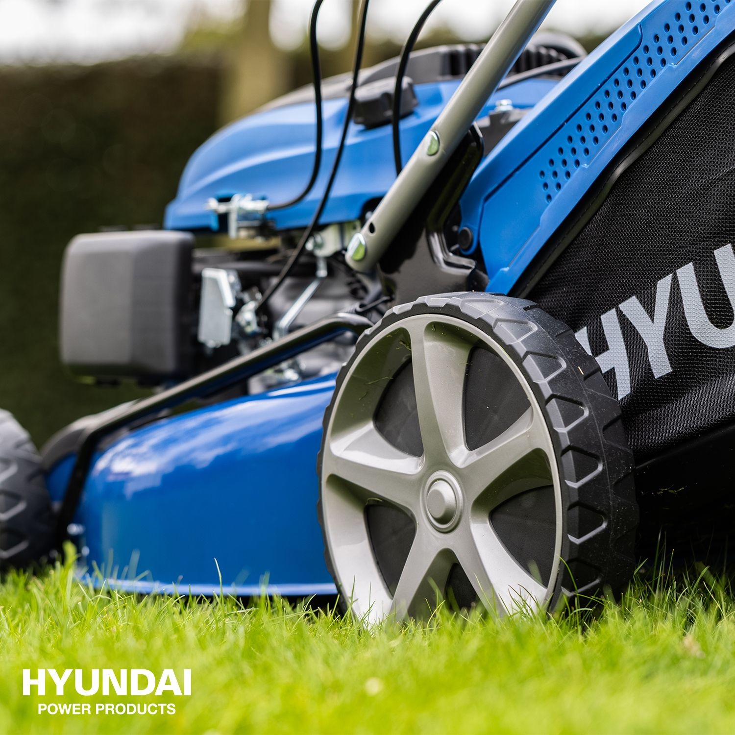 Hyundai Zelfrijdende Benzine Grasmaaier - 51cm  met Elektrische Start thumbnail 8