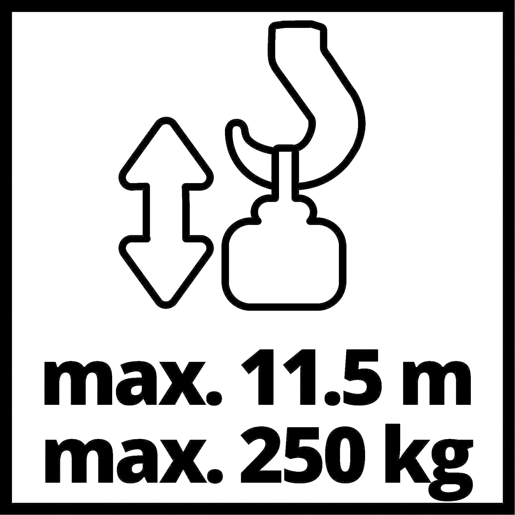 Einhell kabeltakel TC-EH 500 - Detailed view of the product