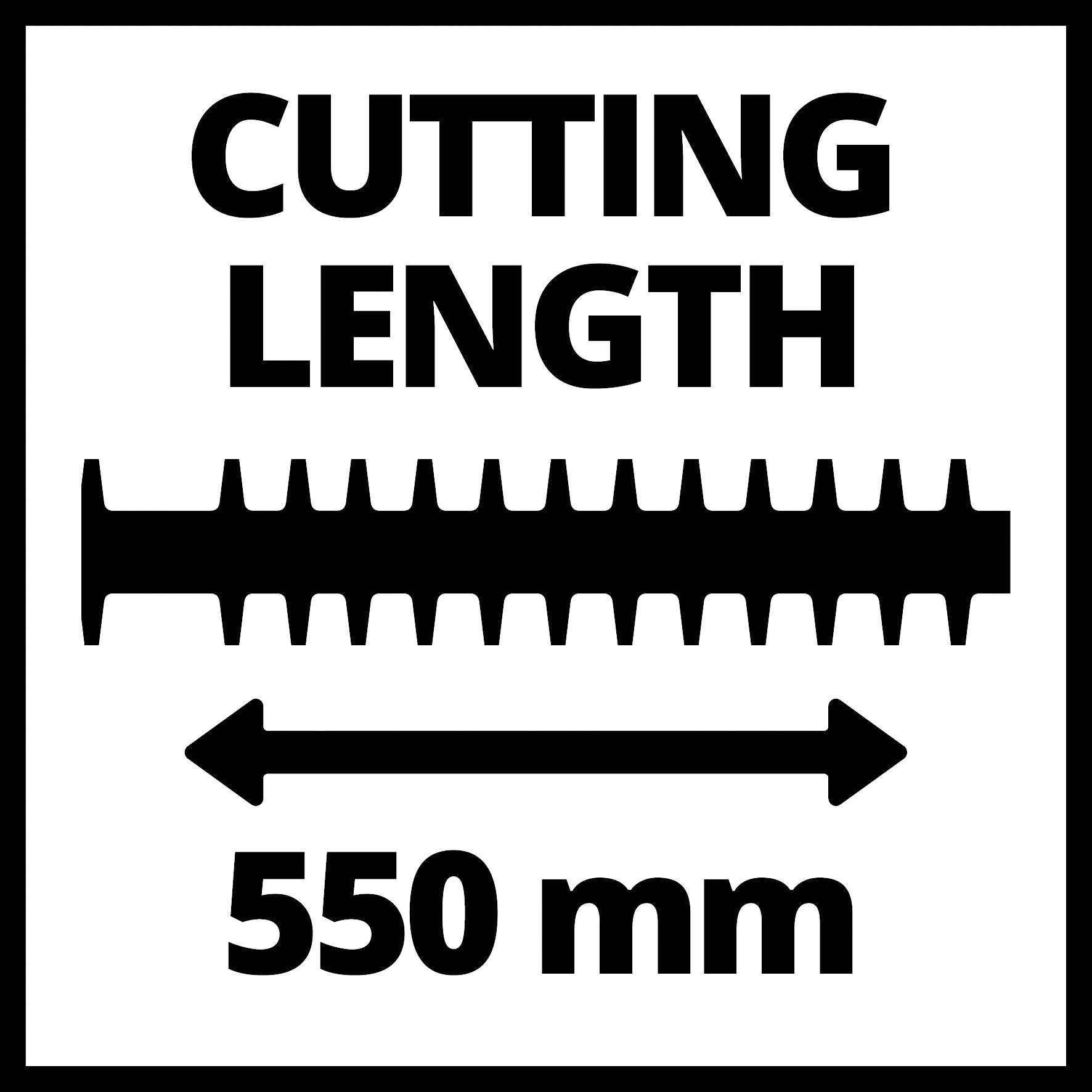 Einhell GE-PH 2555 A Benzine heggenschaar - Detailed view of the product