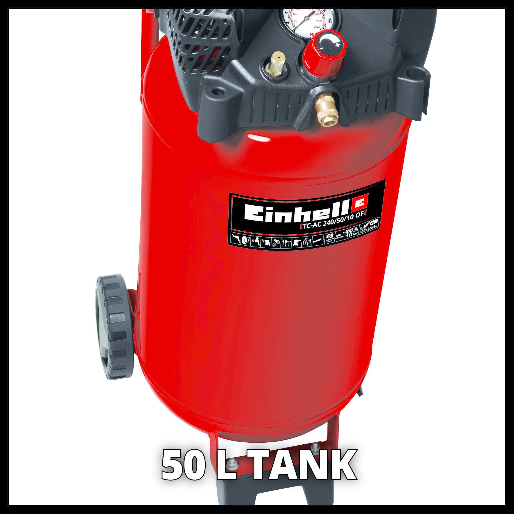 Einhell TH-AC 240/50/10 OF Compressor - Detailed view of the product