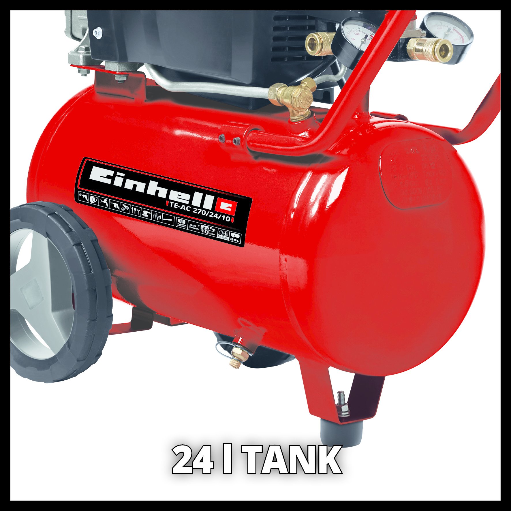 Einhell TE-AC 270/24/10 Compressor - Detailed view of the product
