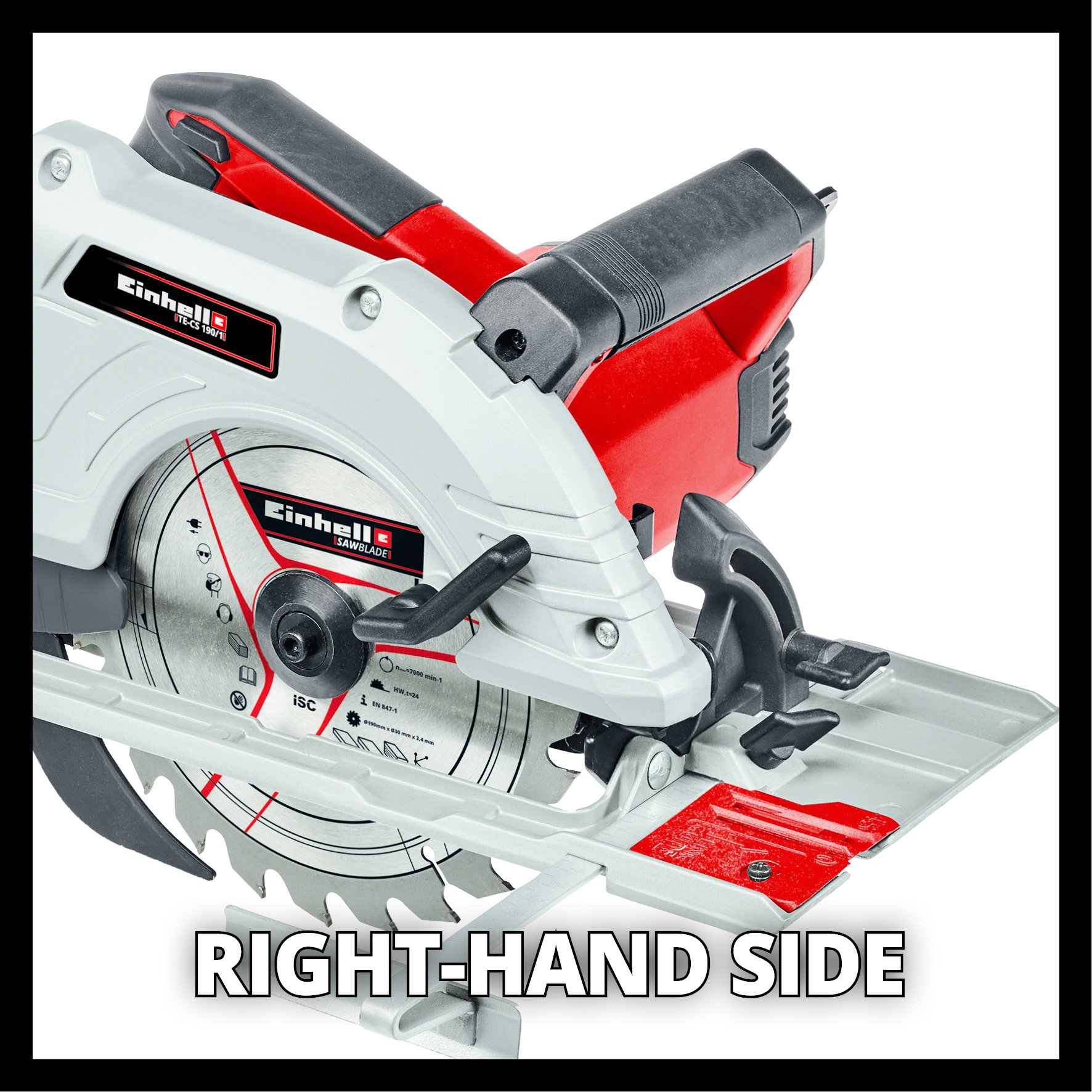 Einhell TE-CS 190/1 handcirkelzaag - Detailed view of the product