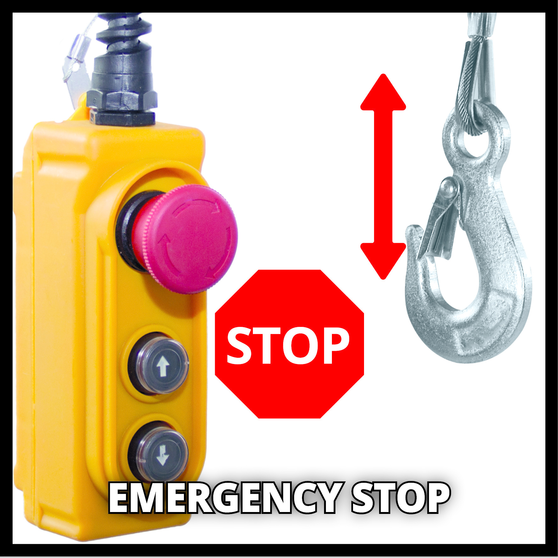 Einhell kabeltakel TC-EH 1000 - Detailed view of the product