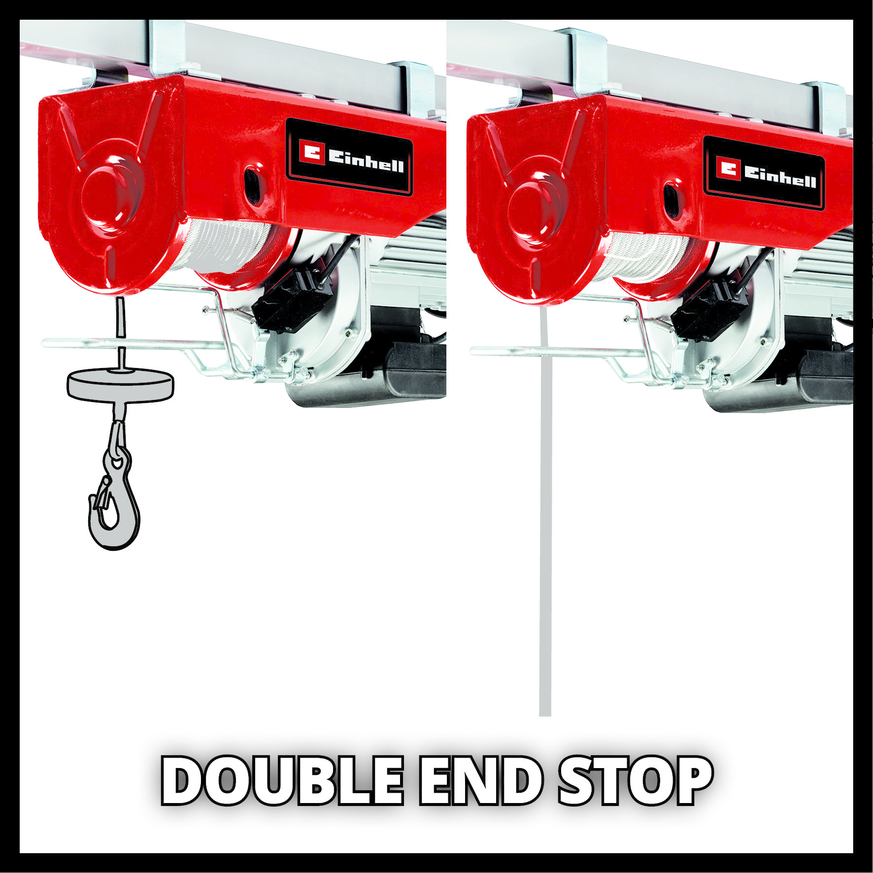 Einhell kabeltakel TC-EH 1000 - Detailed view of the product