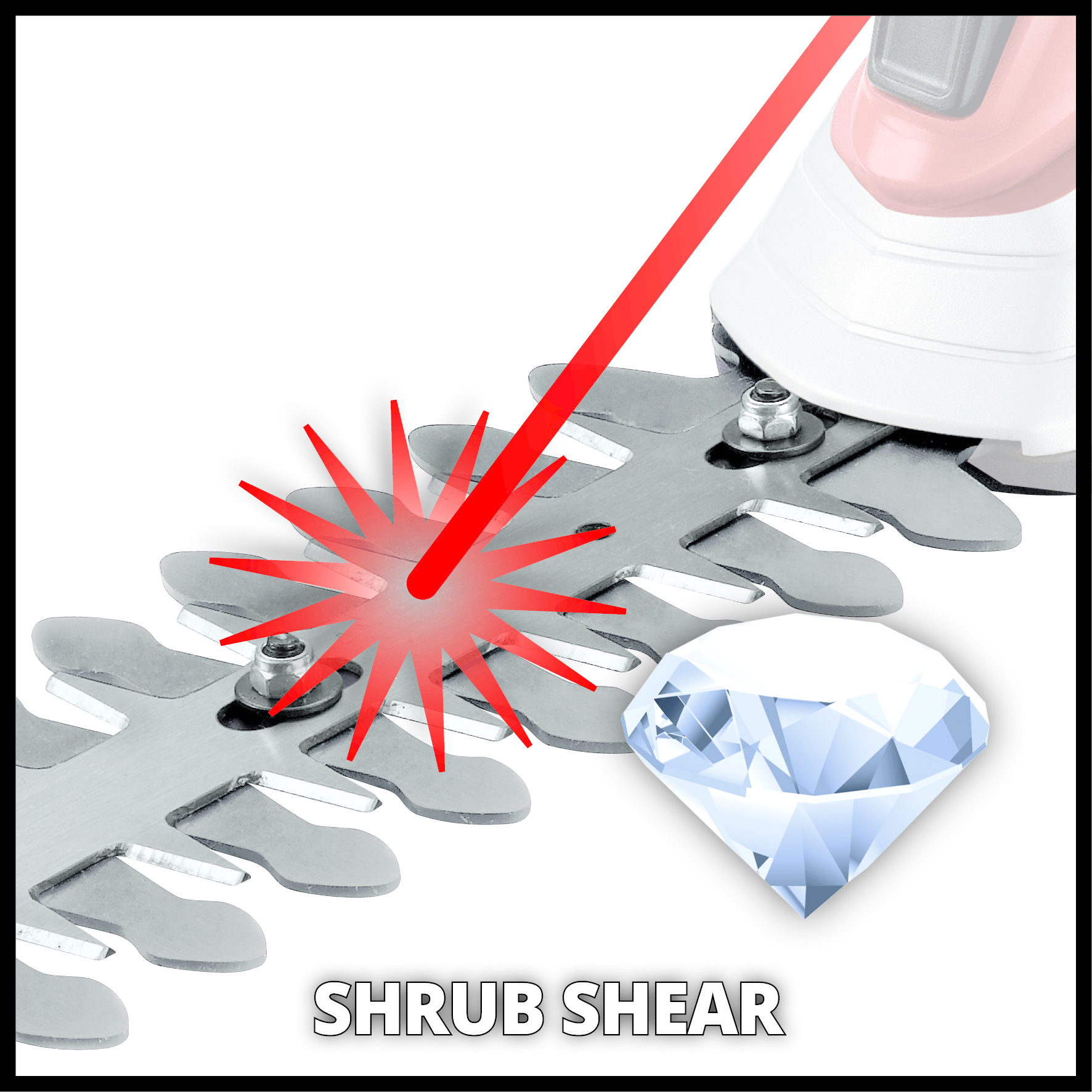 Einhell GE-CG 12 Li Accu Gras- en Heggenschaar - Detailed view of the product